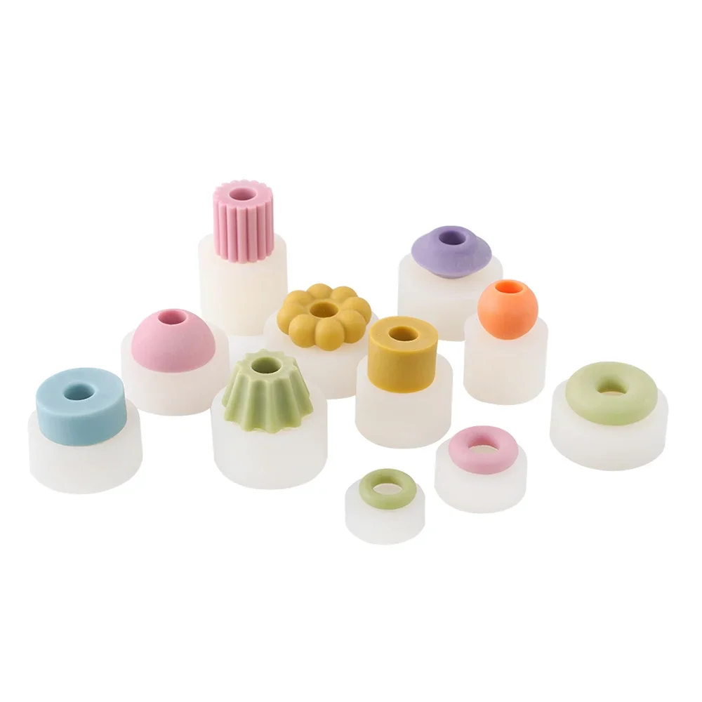 Boowan Modular Silicone Candle Mold Handmade Stackable Aromatherapy Candle Mould Home Decoration Tools