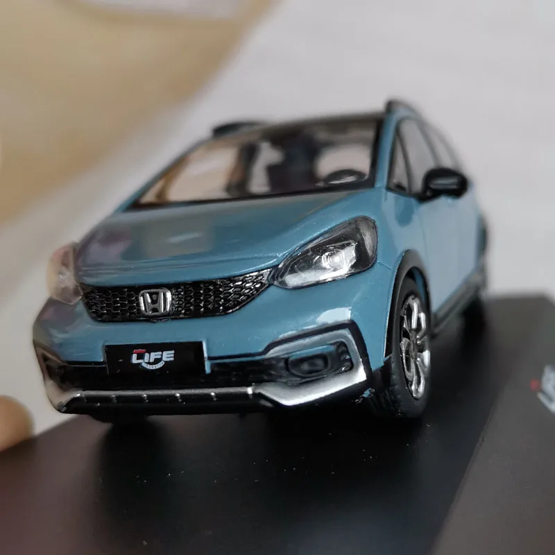 Original Diecast Alloy 1/43 2021 Dongfeng Honda Life Car Model Blue SUV Adult Classic Collection Static Display Boy Toys