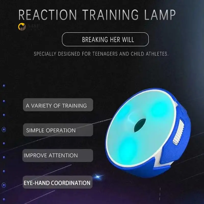 

A48F-4Pcs Reaction Training Lights Test Agility Response Equipment Portable Agility Training Supplies For Basketball Soccer