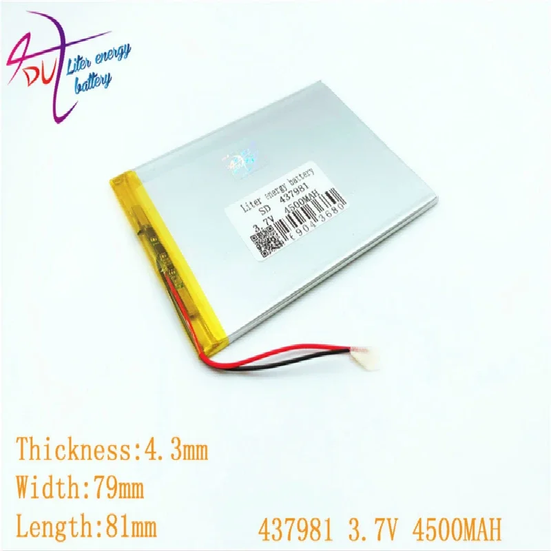 

437981 3.7V 4500mAH 408080 NTC;PLIB;polymer lithium ion / Li-ion battery for tablet pc;POWER BANK;CELL PHONE