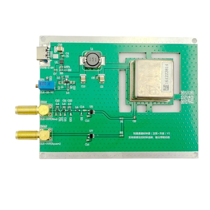 10M OCXO board, constant temperature crystal oscillator, 10MHz, good stability, sine wave output, low pass