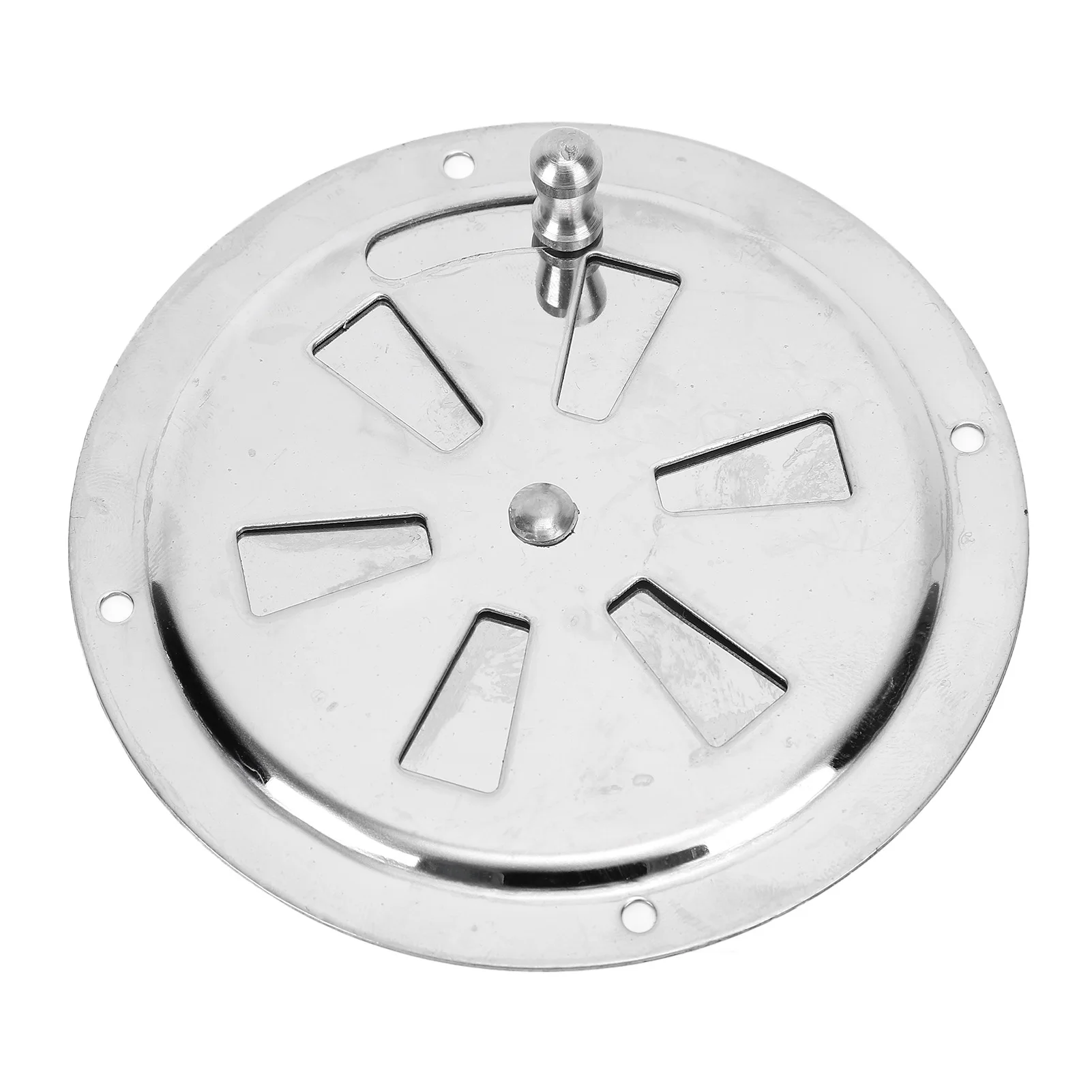 4 Inch Boat Vent Cover 316 Stainless Steel Round Louver Vent Cover Polished Finish Adjustable For Yacht Marine Accessories