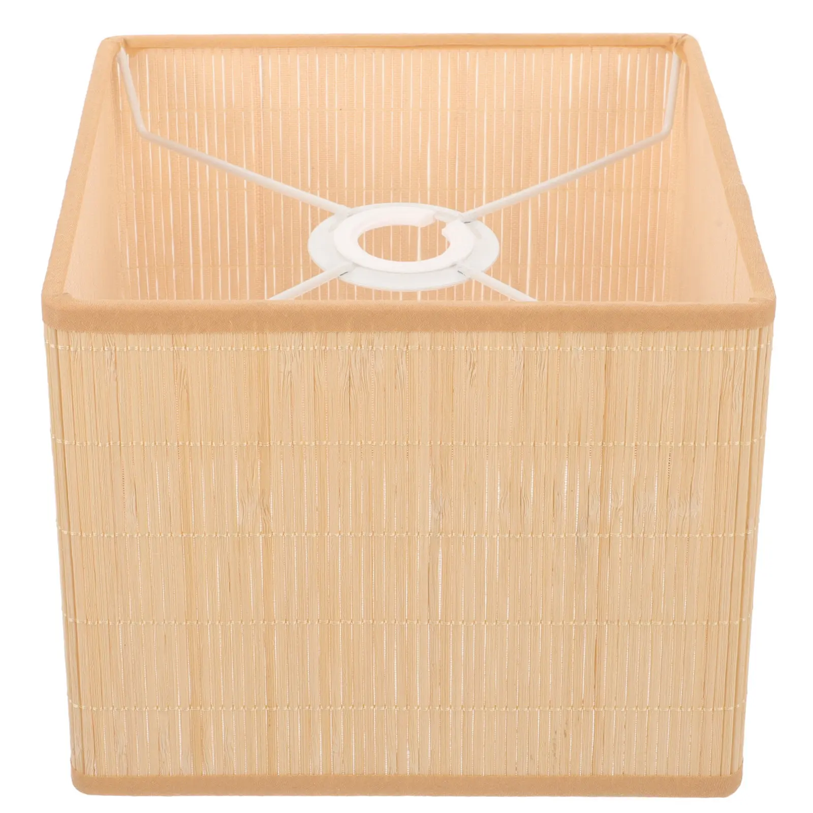 Rustic Woven Bamboo Lampshade Ceiling Lamp Cover for Living Room Corridor Bar Warm Light Decorative Shade Lamp Shades