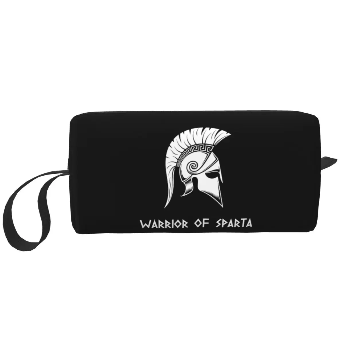 Warrior Of Sparta Cosmetic Bag Women Cute Large Capacity Spartan Makeup Case Beauty Storage Toiletry Bags