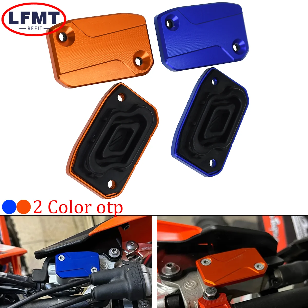 

Motorcycle CNC Front Brake Clutch Fluid Reservoir Cover Cap For KTM XC XCW XCF SX SXF EXC EXCF TPI 125 150 250 350 450 2017-2020