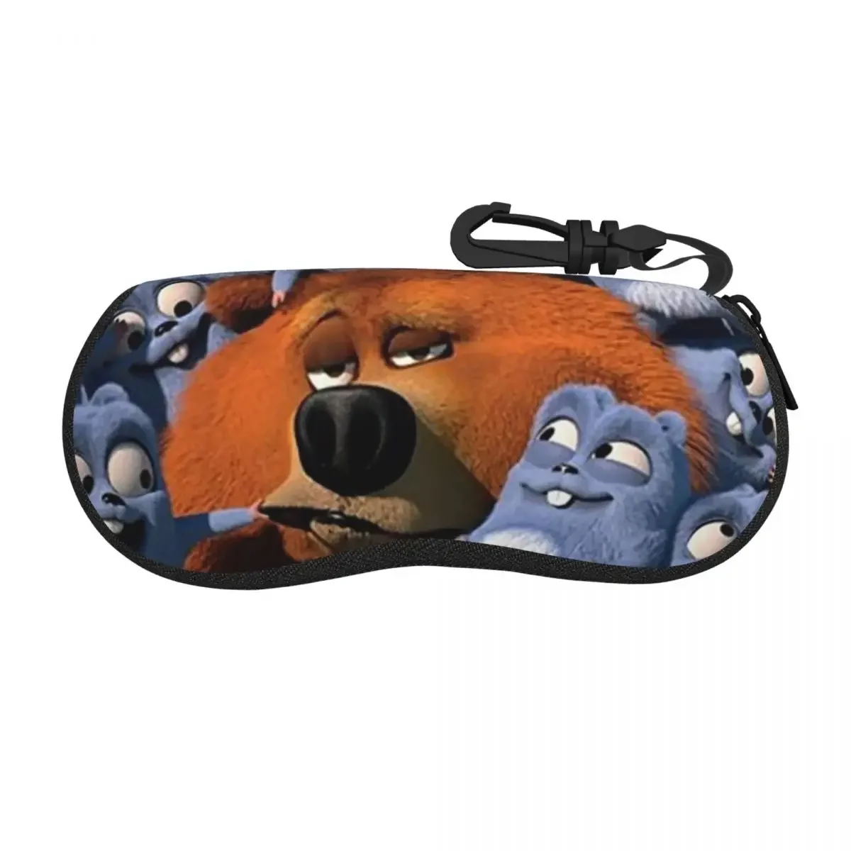 

Grizzy And The Lemmings Shell Glasses Case Portable Sunglasses Box Women Men Soft Eyeglass Bag Pouch