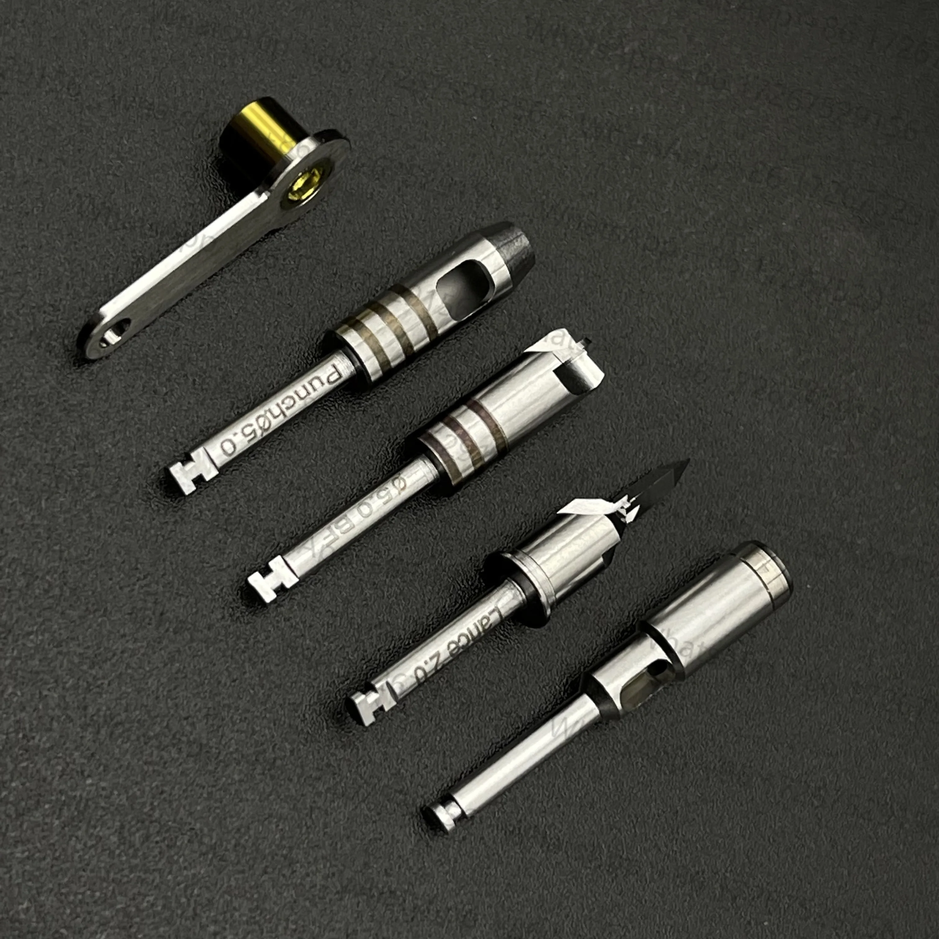 Surgical Instrument Dental Guided Implant Surgery Kit Tissue Punch Pilot Reaming Anchor Drills Guider Set