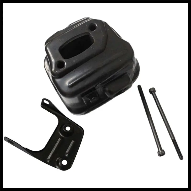 LLCS-Reliable Chainsaw Muffler Assembly With Muffler Bracket And Gasket For Models For 340 345 346 346XP 350 351 353
