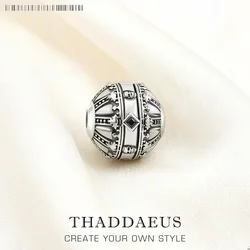 ROYALTY ORB Crown Skull Bead Luxury Accessories 925 Sterling Silver Charm For Jewelry Making Women Men