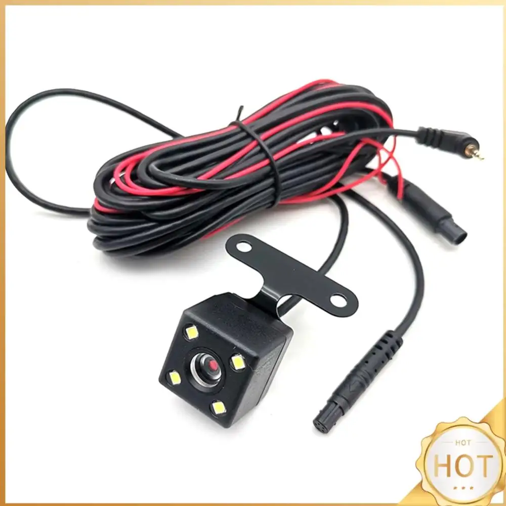 5 Pin HD Car Rear View Camera Night Vision 4 LED Video Rear View Camera Wide Angle with Video Extension Cable
