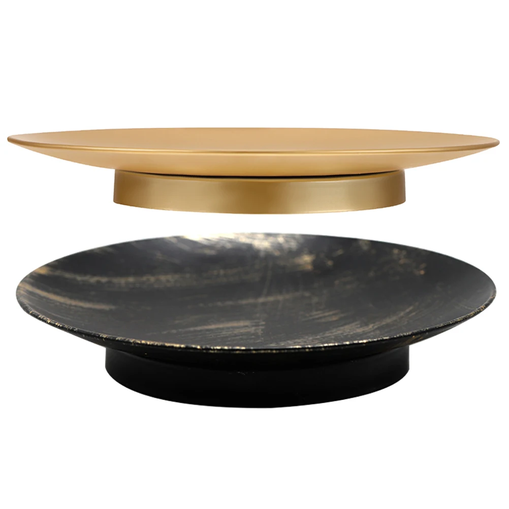 

2pcs Iron Plates Vintage Tabletop Holders For Home Wedding Decorative Set With Aromatherapy Tray Romantic Style