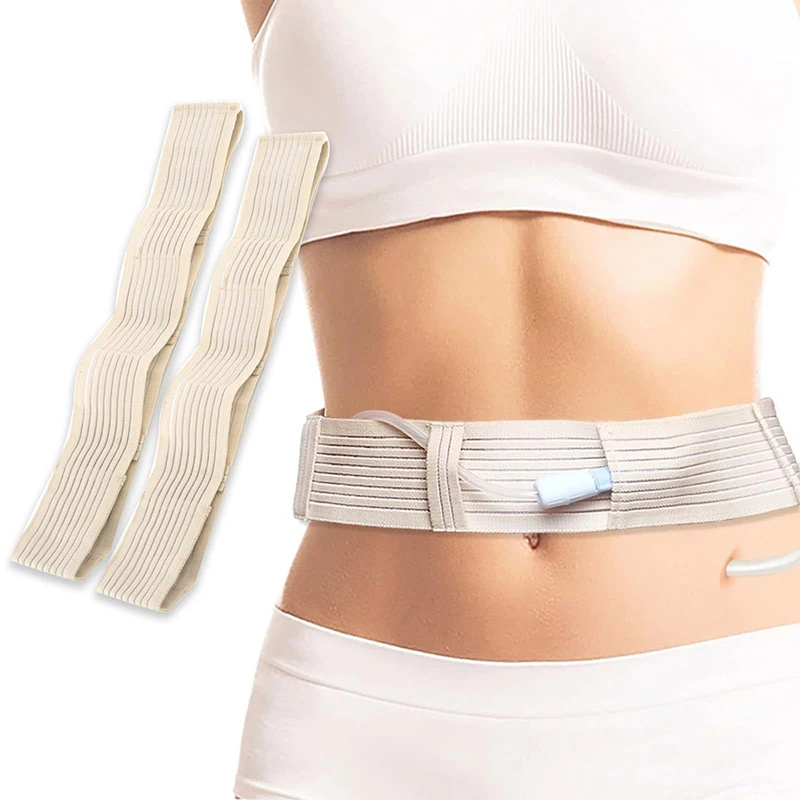 Adjustable Breathable Abdominal Belt Conduit Belt Tube Protection Belt Accessory S/M/L