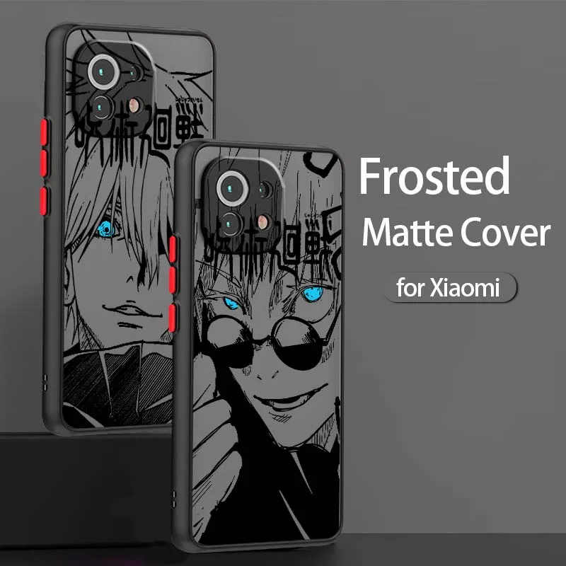 

Satoru J-Jujutsus K-Kaisens For Xiaomi 14T 13T 13 12T 12 12S 11T 11 11i 10 10T Ultra Pro Lite Frosted Translucent Phone Case
