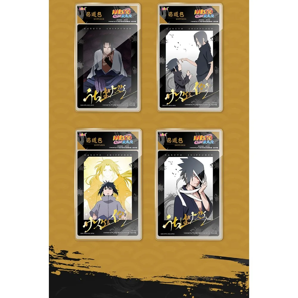 Carte de Collection NARUTO Uchiha Obito Uchiha Itachi, carte partenaire mignonne Version Q, cadeaux de trésor de Festival créatif, jouets pour enfants