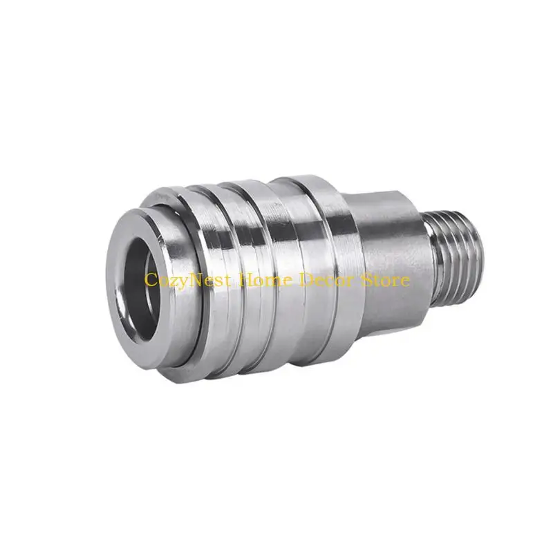 

92MF 1/4" Locking Quick Connector Stainless Steel Easy Connection for Car Clean
