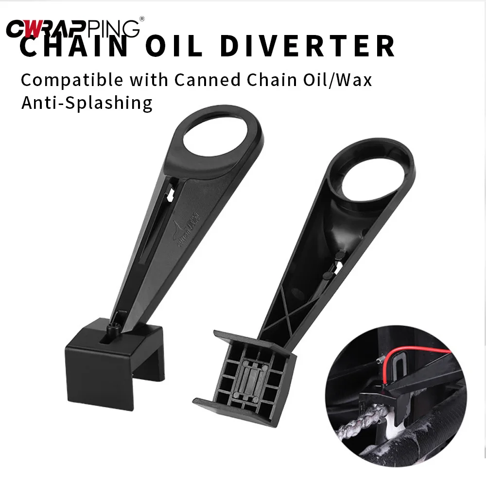Motorcycle Chain Oiler Spray Gear Motorbike Chain Lube Applicator Mess-Free Chain Wax Chain Cleaner Attachment Maintenance Tool