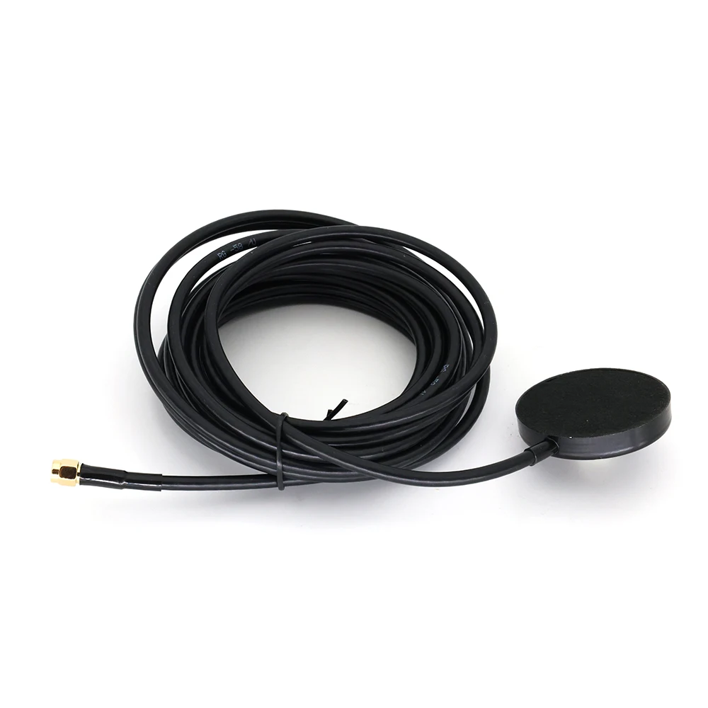 

SMA-Male Connector Outdoor Antenna 5.5CM Strong Magnetic Base Large Sucker 5Meter Long Range RG58 Extension Cable