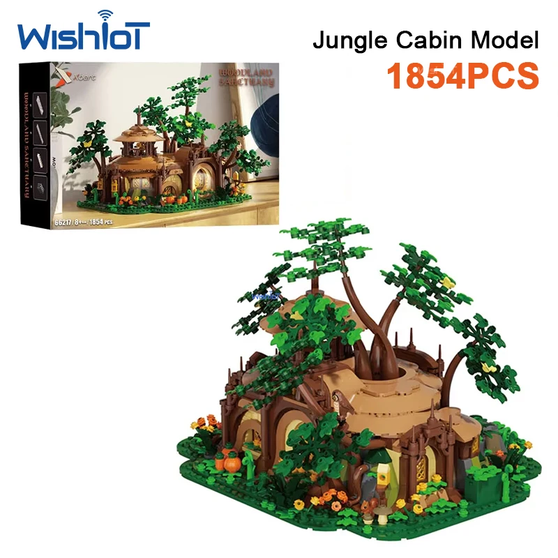 1854pcs Model Kastil Hutan Ber - Desk Setup Build ulasan dan harga