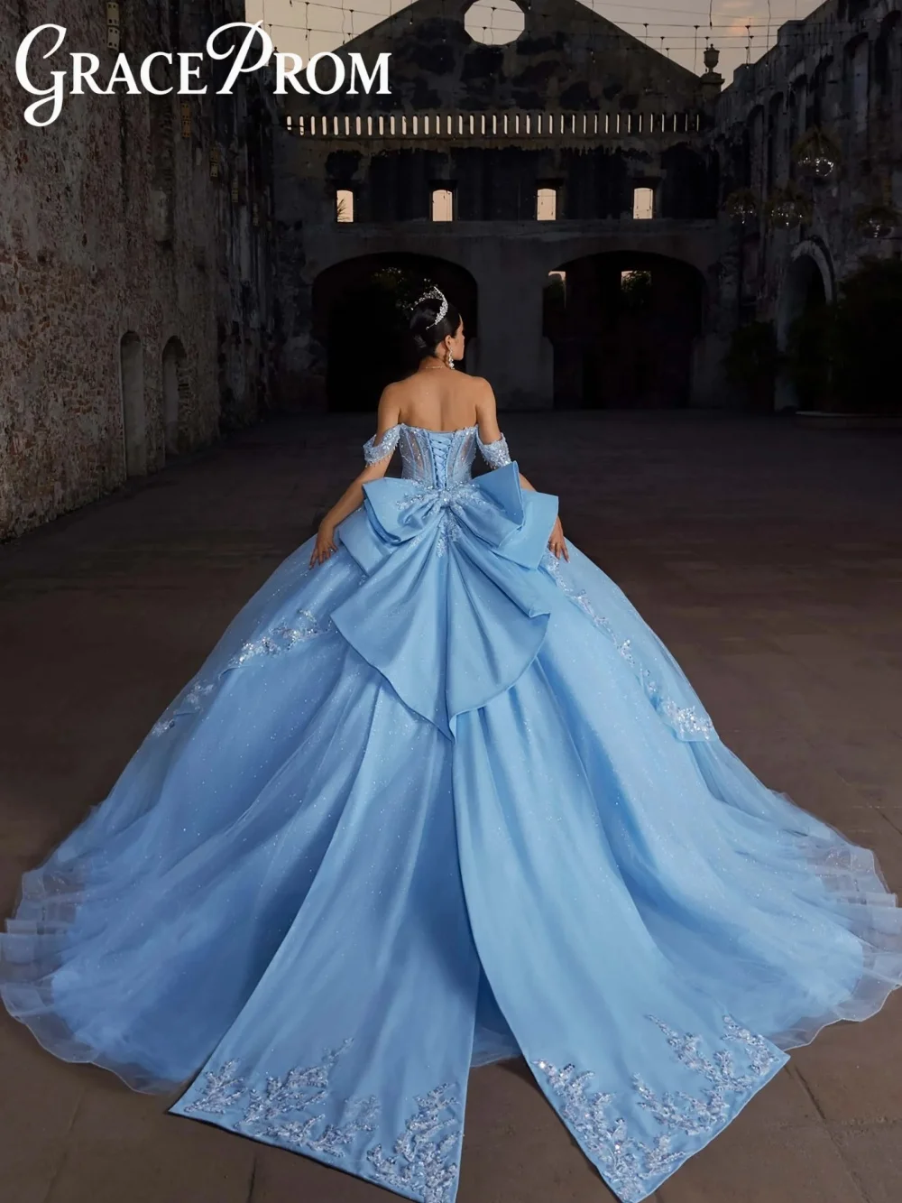 Enchanting Pink Applique Ball Gown Elegant Beaded Sheer Quinceanera Dress Premium Off The Shoulder Dress Vestidos De 15 Años 3