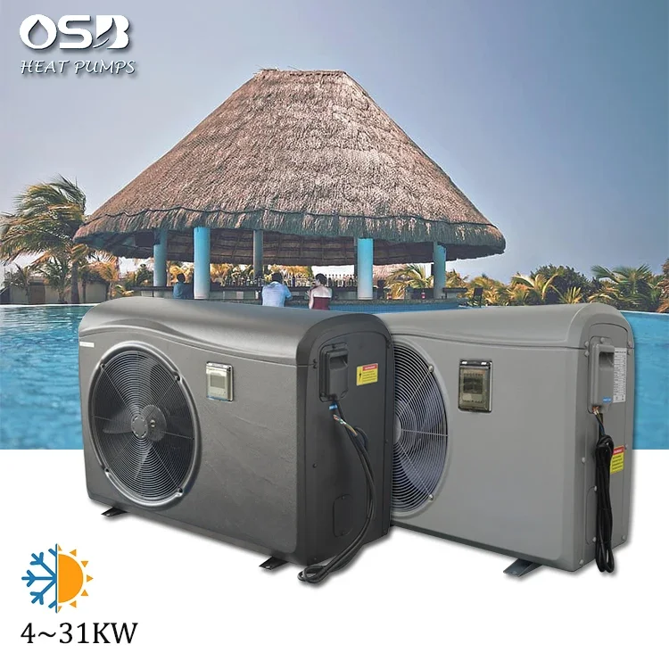 3.6-31Kw 50hz 60hz portable swimming pool heater heat pump 110v 220v heating pump heatpump pool for swimming pool