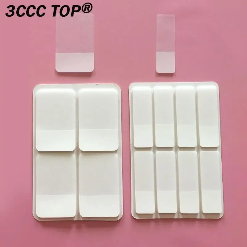 80/160pcs gefrostete reinweiße Index aufkleber transparente Etiketten aufkleber DIY Haft notizen klebriges Lesezeichen Büro Schul material