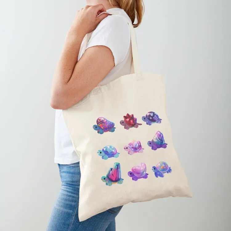 

Jewel turtle Tote Bag Customizable tote bag Reusable bags Women's shopper Big bag