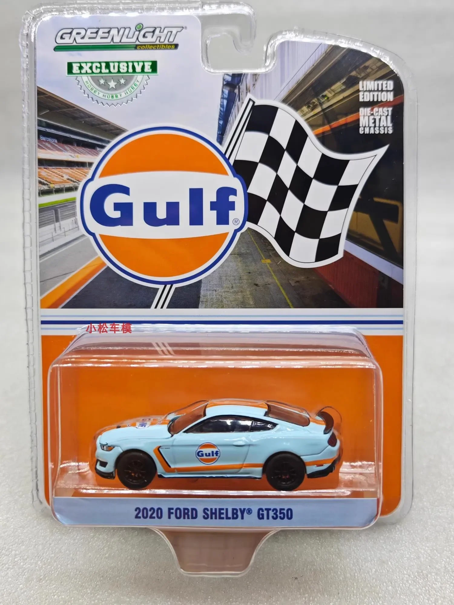 Модель автомобиля Ford Shelby GT350, литый под давлением, из металлического сплава, игрушечная машинка для подарочной коллекции, 1:64, 20220, W1249