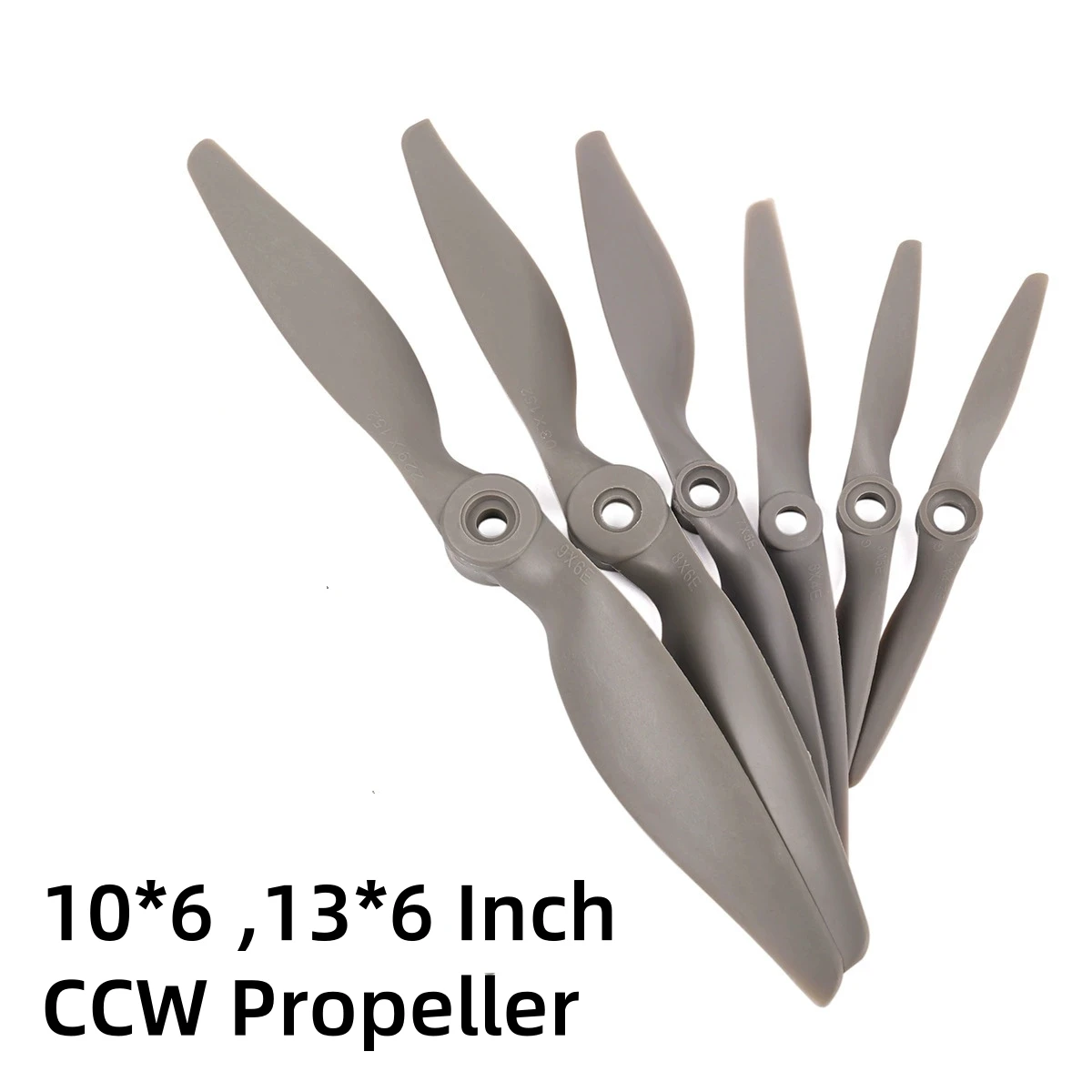 GEMFAN 10*6 13*6 Inch CCW Glass Fiber Nylon Glaw Propeller Oil Powered APC Propeller Type Fixed-wing Aircraft Propeller