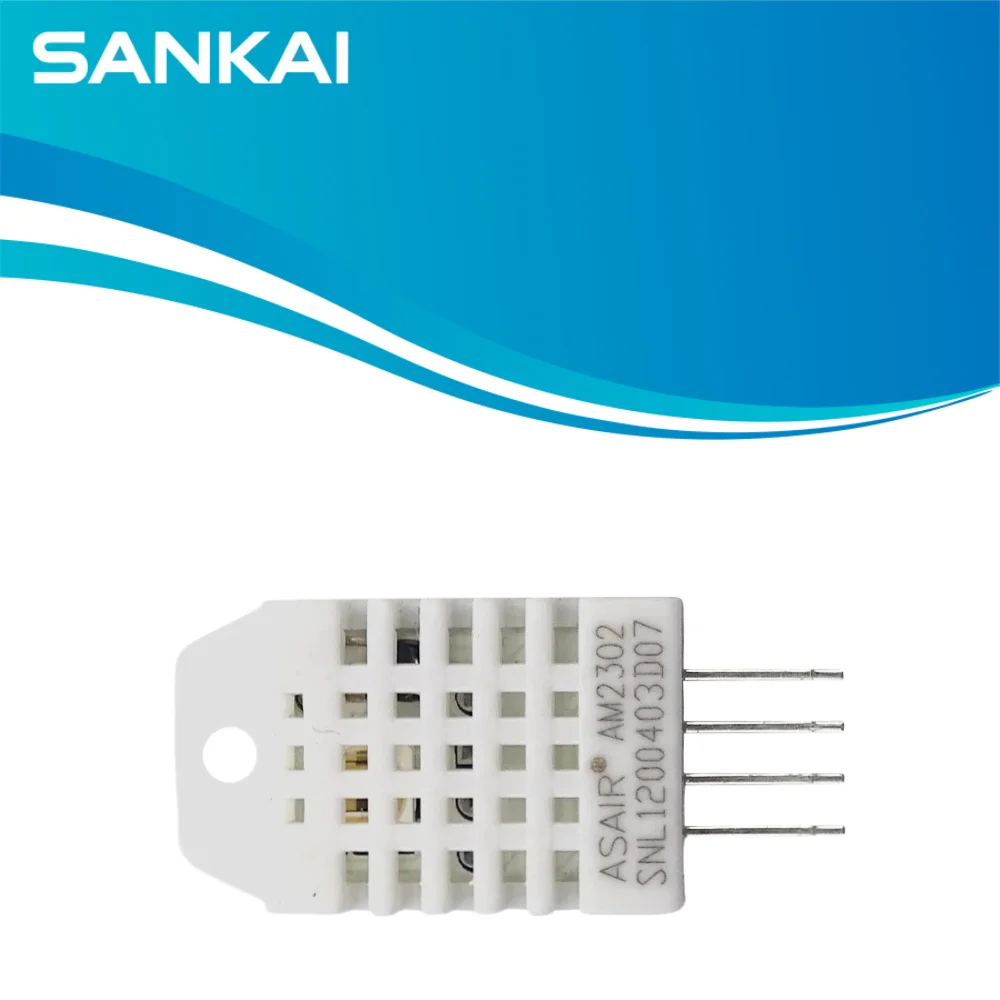 100pcs AM2302 DHT22 Temperature Humidity Sensor, 3.3-5V Single Bus, ±0.5℃ Accurate for MCU