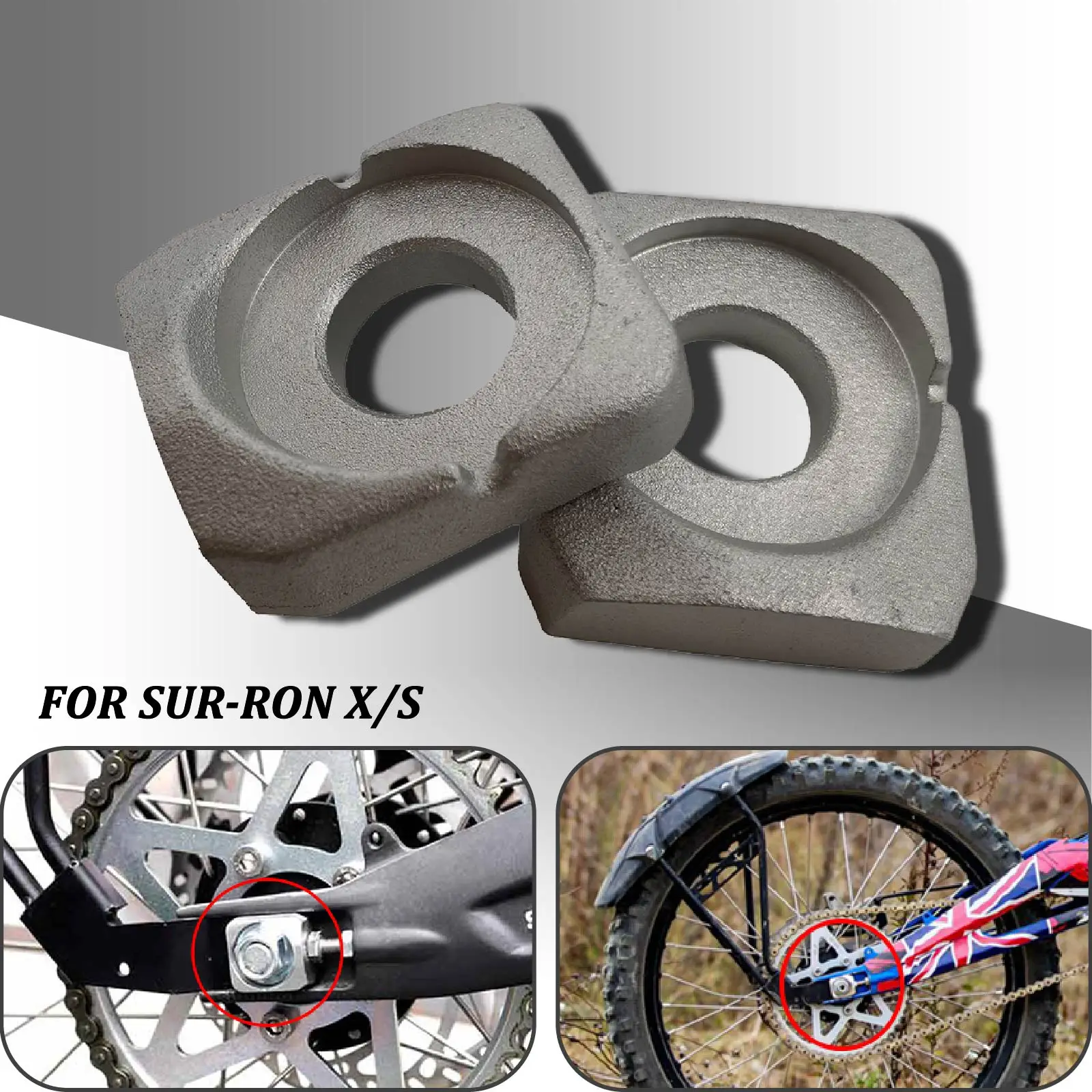 

For Sur-Ron Chain Adjuster Chain Block Surron Sur Ron Light Bee S X Off-Road Electric Vehicle Motorcycle tools Provide wholesale