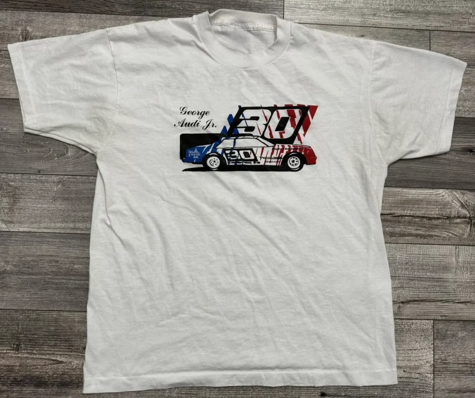 

Vintage 200 Audi Show Tees Cloud Car T-Shirt, Fan T-Shirt Summer Men's Top Heavy Cotton Sports Street Men's Short Sleeves
