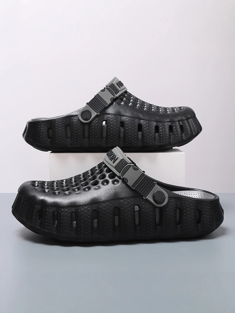 

Men's Summer Outdoor Wear Anti-Slip Casual Sports Driving Dual-Purpose Thick Bottom Beach Sandals Comfortable EVA Slippers