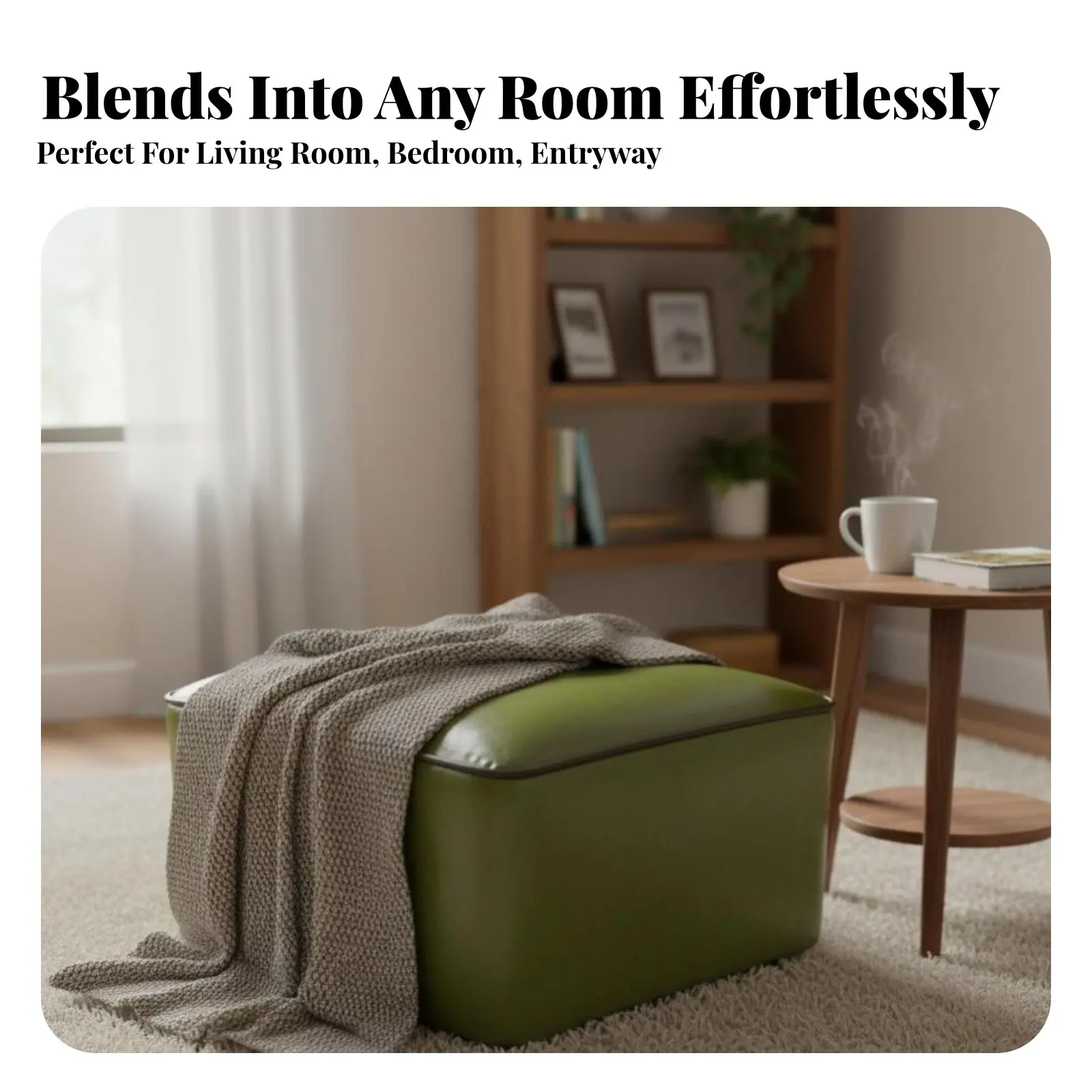 

Круглый мягкий пуф-оттоманка, многофункциональная подставка для ног, мягкий и удобный, экономит место, для взрослых, гостиной, спальни, домашнего офиса