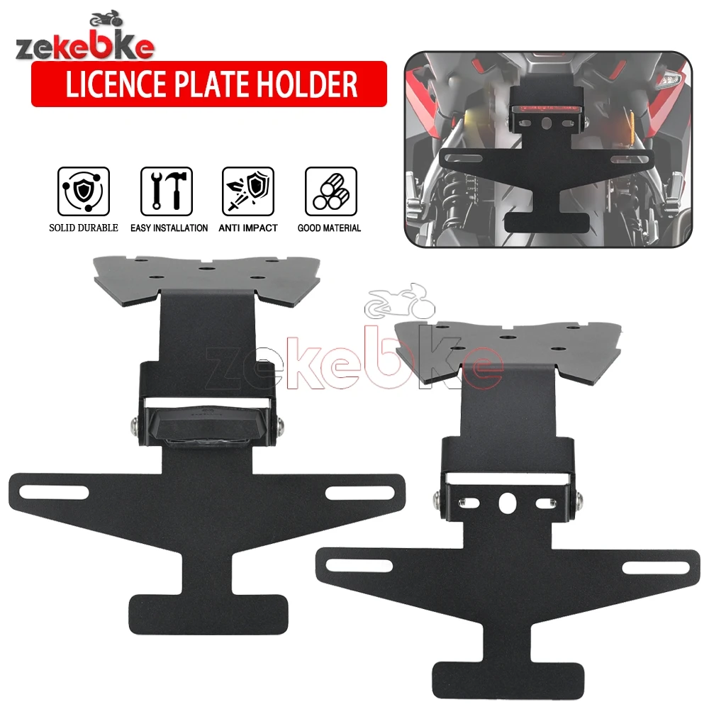 

License Plate Frame Holder Rear Tail Fixed Bracket License Plate Lamp FOR QJMOTOR SRK 125 150 250 SRK125 SRK150 SRK150 2021-2026