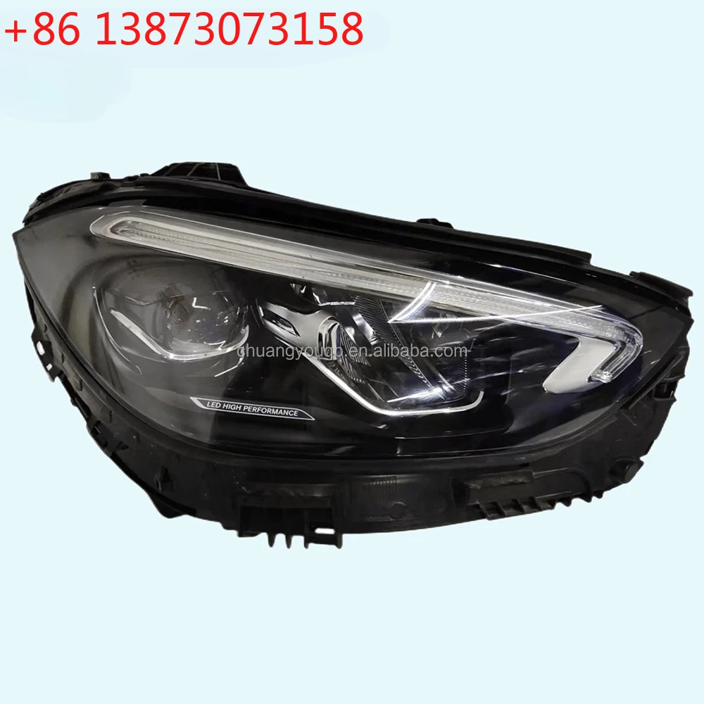 For Mercedes-benz C-Class LED Headlight Lens C206 2022 2023 2024 2025 Original Headlamp C200 C260 C300 Benz W206 Light