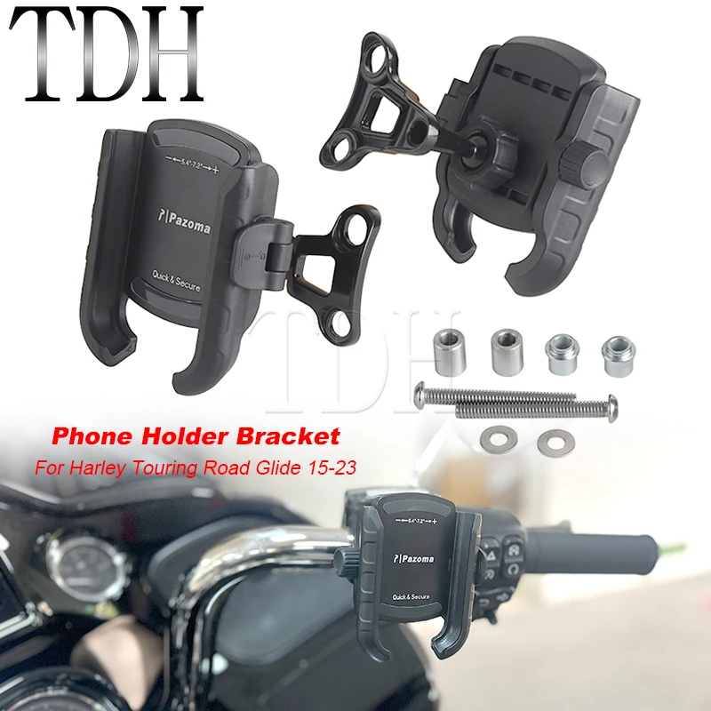 

Standard Mobile Cellphone Holder Adjustable Mount Bracket Smartphone Stand For Harley FLTRK FLTRX FLTRXST FLTRXS FLTRKSE FLTRUSE