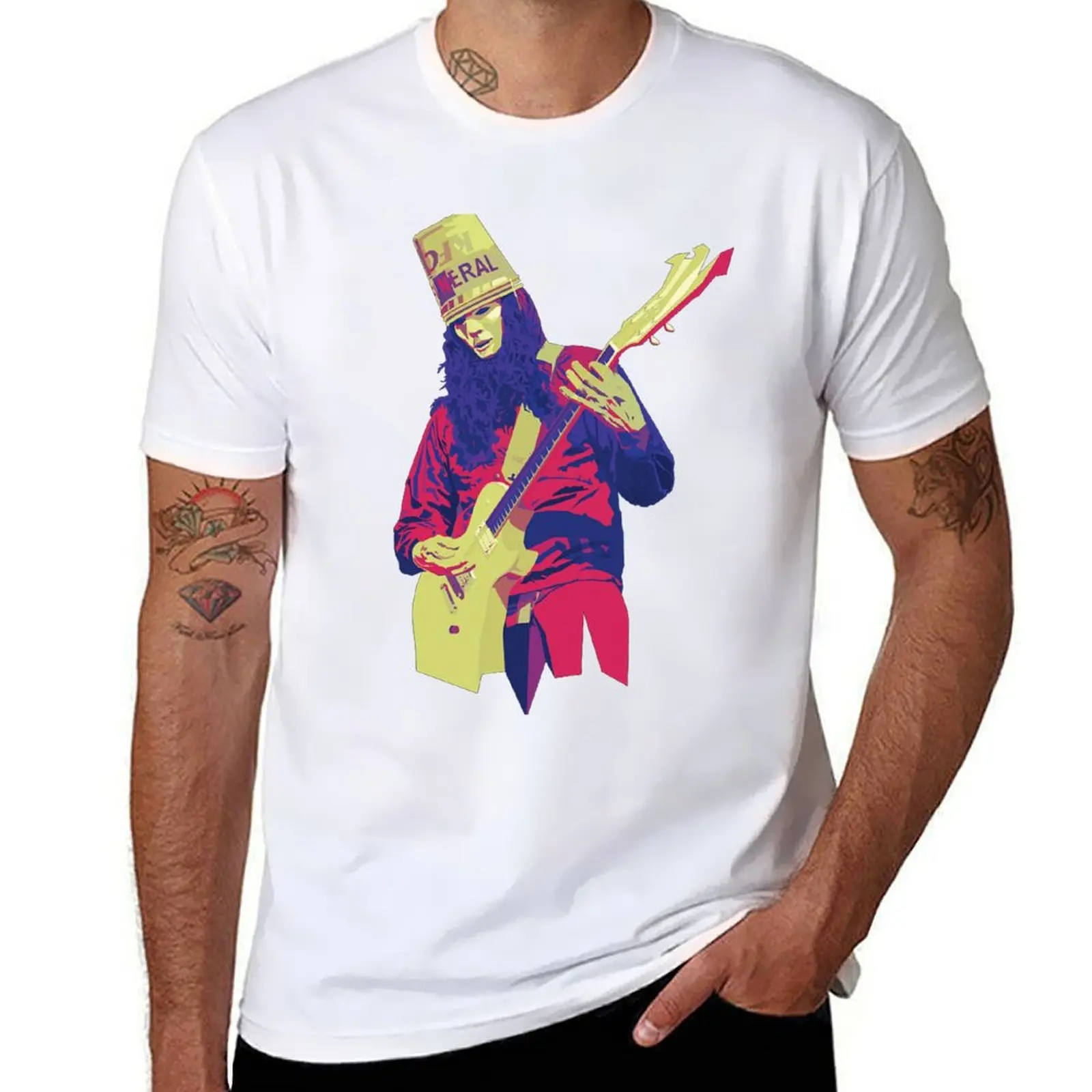 

t shirt t man for percent cotton Buckethead shirt T-Shirt 100 man casual