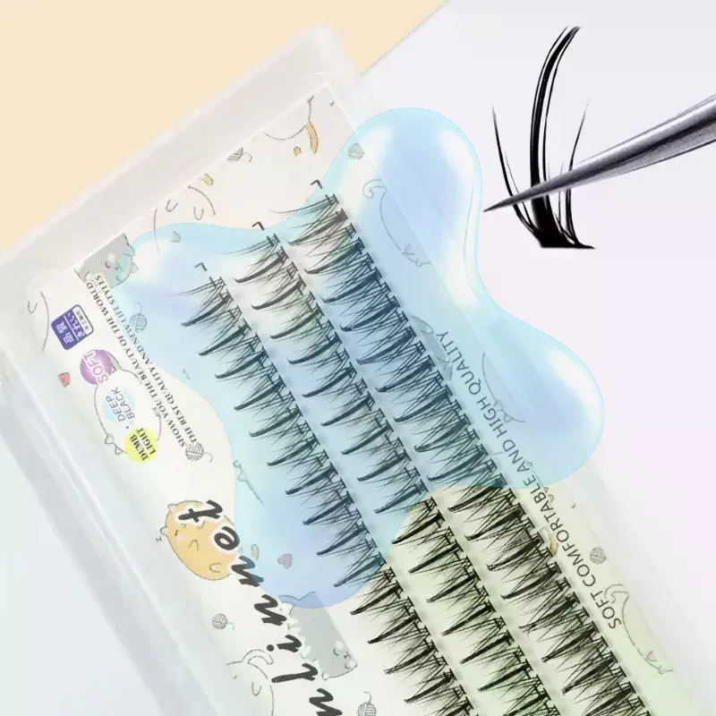 120 Cluster Individual Manga Lash Clusters Natural Look Handmade Grafting Fishtail Fairy False Eyelashes Diy Eyelash Extensions