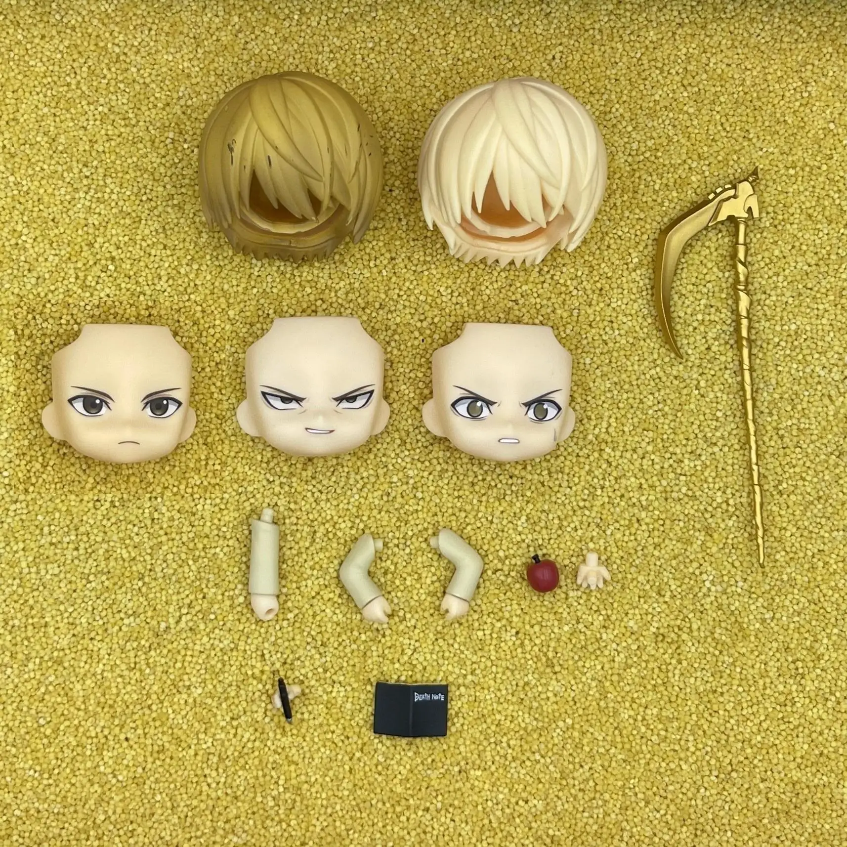 

zuotengzhendong GSC Clay Man Face doll face hair doll accessories