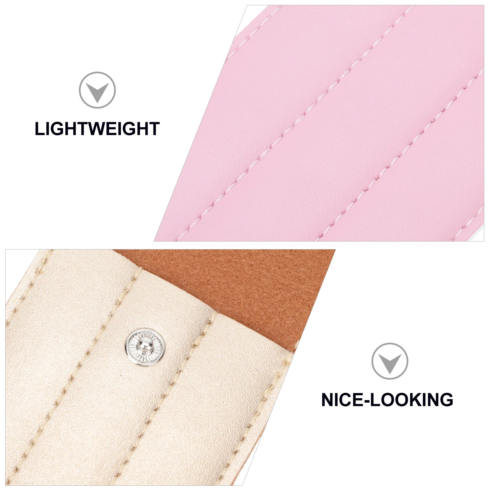 

4Pcs Makeup Tool Storage Container Solid Build Design for Tweezers Manicure Supplies Convenient Travel Size Beauty Accessory Bag