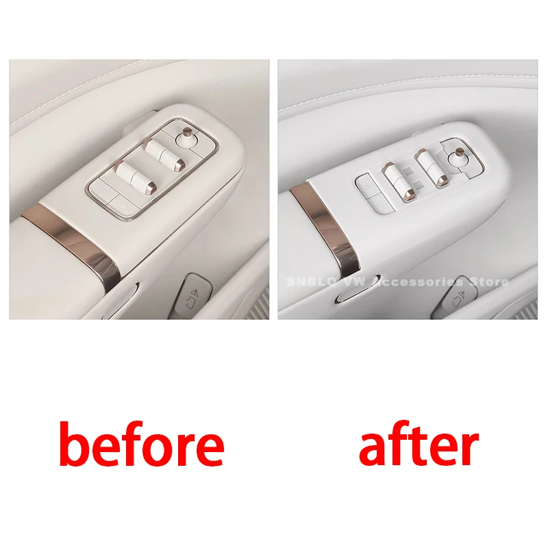 نافذة السيارة التبديل لوحة التحكم يغطي الكسوة ل LYNK & CO 900 الملحقات الداخلية 2025 #3