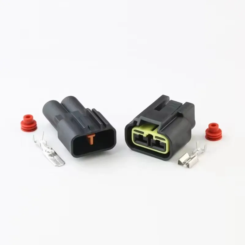 1 set 2 Pin male female Automobile motorcycle waterproof connector sensor plug QLW-A-2M-B QLW-A-2F-B for Honda FURUKAWA