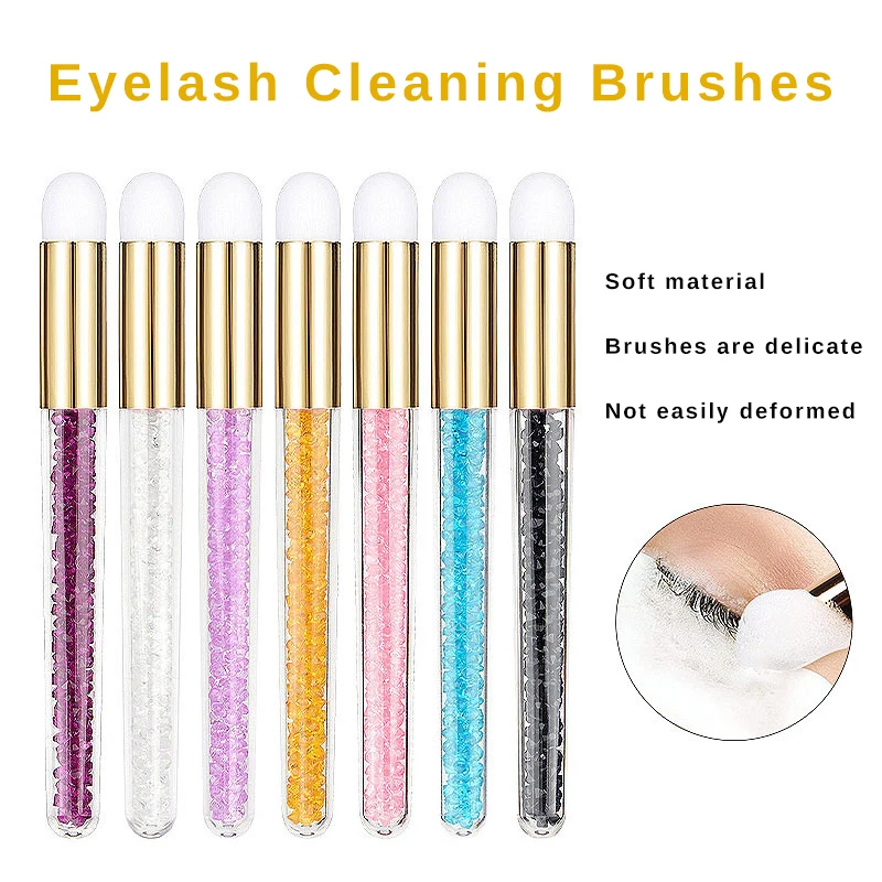 5Pcs/lot Eyelash Cleaning Brushes Easy to Use Deep Cleaning Shampoo Brushes Nose Pore Cleansing Makeup Tools