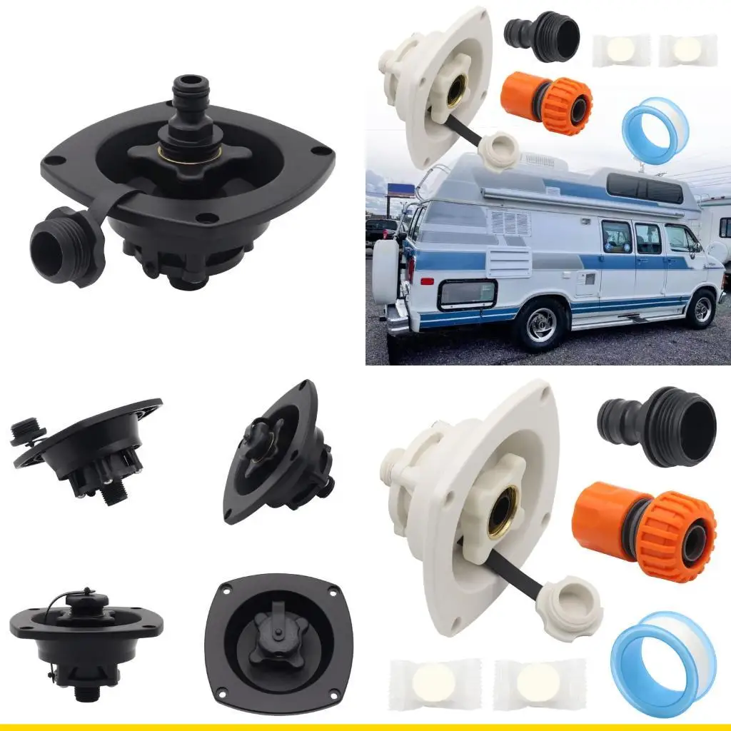 

SZCH Anti Backflow Water Fill Port Heavy Duty PP Fittings 20mm Hose Compatibility