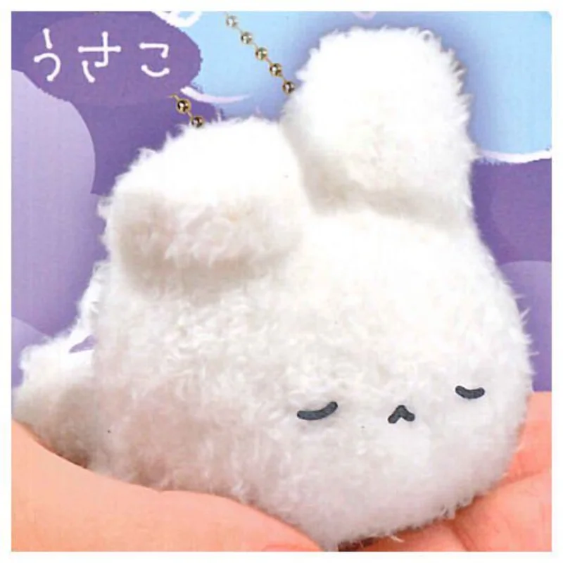 YELL Gashapon Capsule Toy Cute Plush Angel Small Animal Rabbit Cat Dog Bear Pendant Gacha Model Fiugre Decoratoion Kids Gifts