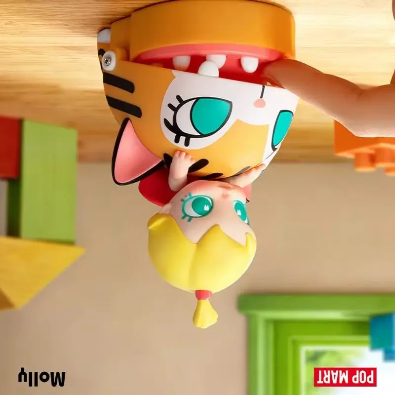 POPMART Baby Molly und Baby Tabby Pulling A Prank Serie Blind Box Spielzeug Mystery Box Überraschungsbox Puppe Niedliche Anime-Figur