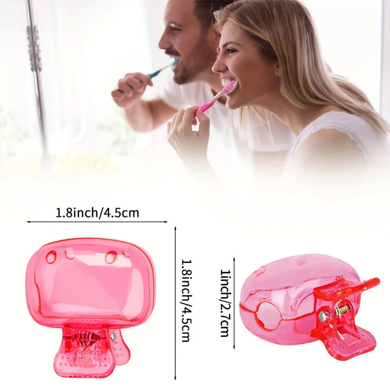 Top Travel Toothbrush Covers to Keep Your Brush Clean and Germ-Free 1/5PCS Travel Toothbrush Head Covers Toothbrush Protector Cap Brush Pod Case Protective Portable Plastic Clip Household Travel