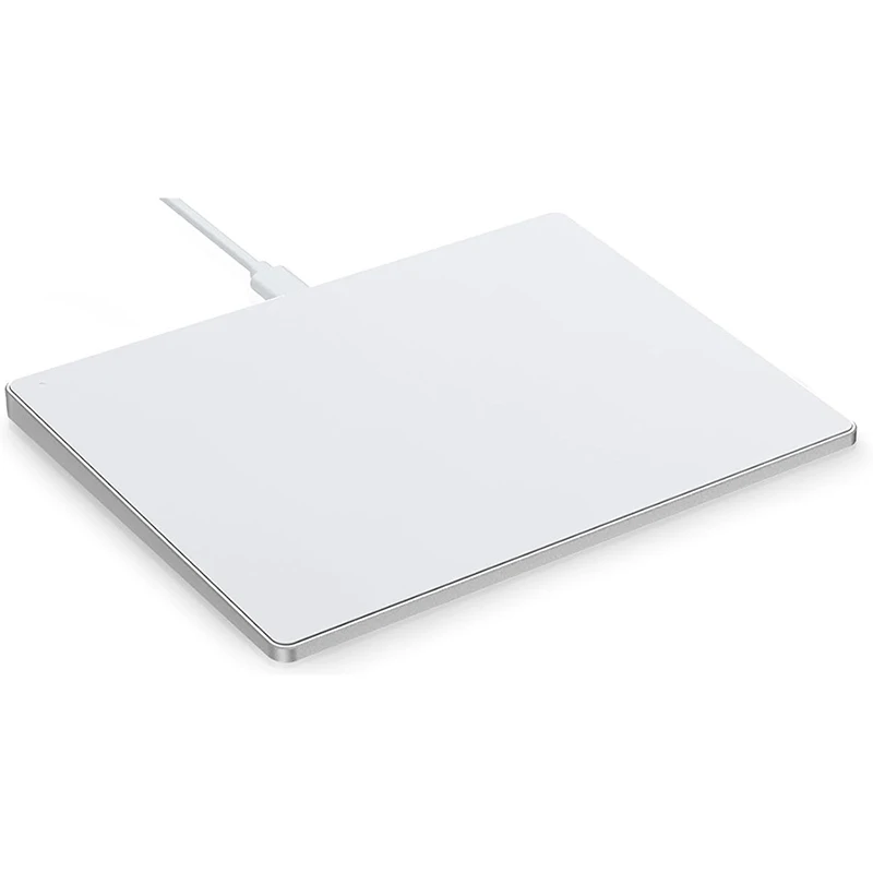 Wired Trackpad Muti-Touch,Touchpad with High Precision USB Touchpad for Windows 7/10/11 Laptop Notebook PC Computer, Black white