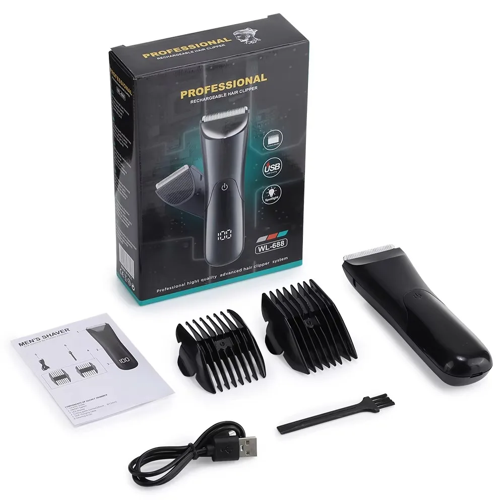 High-Power All Metal Blade Electric Hair Clipper for Men Household Salon Use Pet Grooming - Adjustable Length Hair Trimmer