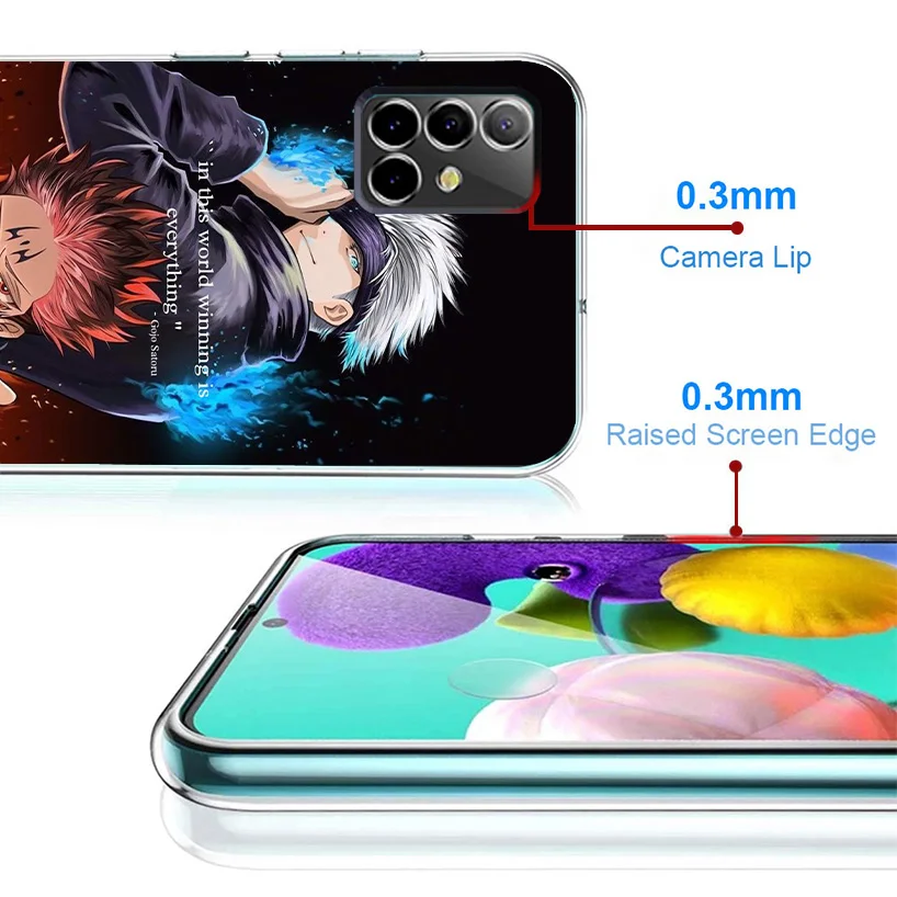 Hot Anime Jujusu Kaisen Phone Case For Samsung Galaxy A15 A14 A13 A12 A55 A54 A53 A52 A35 A34 A33 A32 A25 A24 A23 A22 A05S A04S